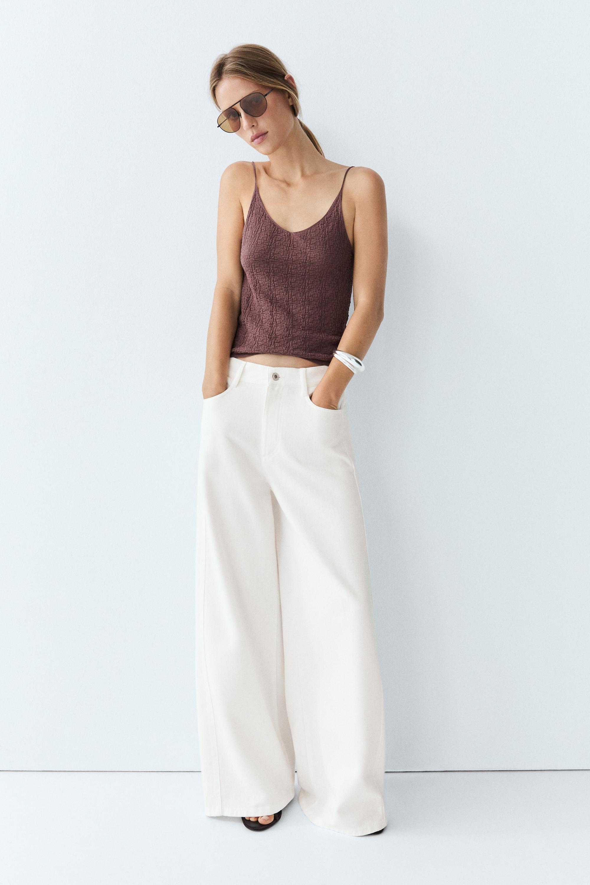 Jean wide leg fluide
